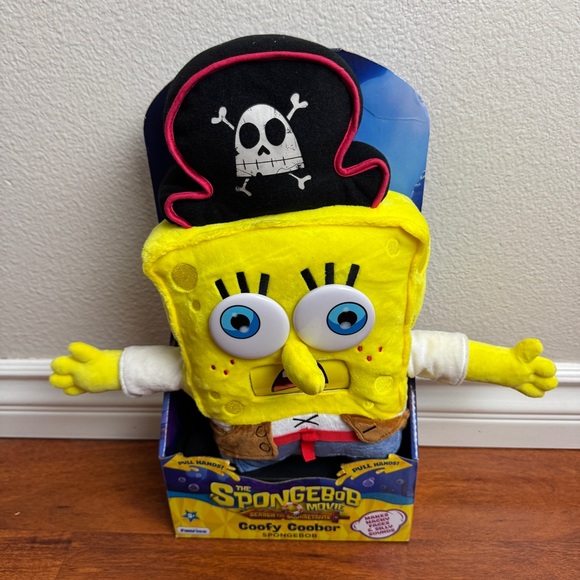 SpongeBob Search for Squarepants Goofy Goober Feature Plush Movie